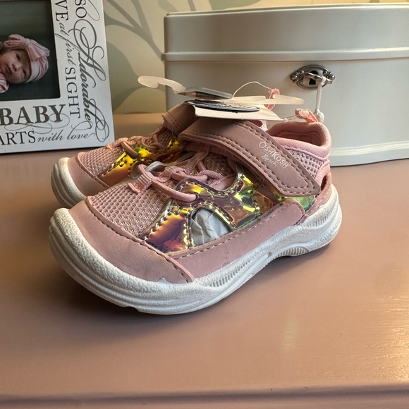 OshKosh B'gosh Light Pink Kids water Sneakers - Picture 3 of 8